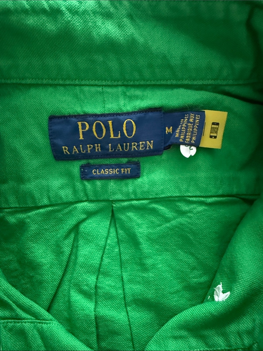 Polo by Ralph Lauren Bright Green Button-Down Oxford Shirt - Picture 3 of 5